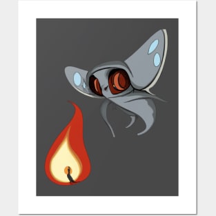 Mothman to flame Posters and Art